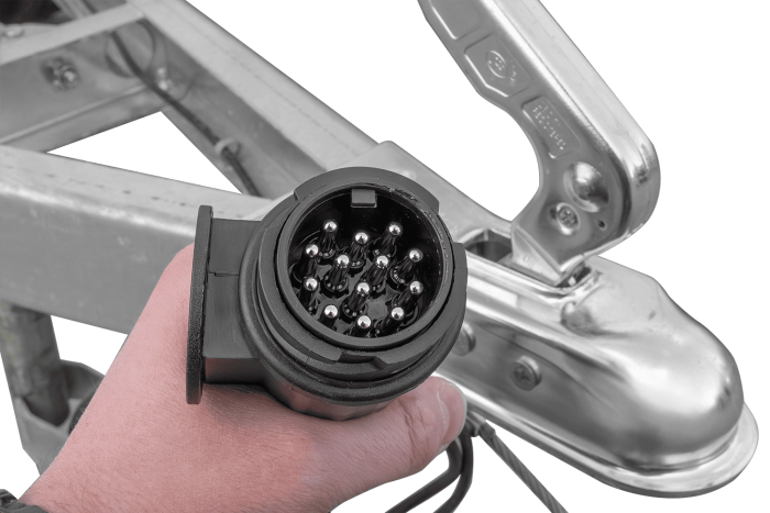 Einachsanhänger 264×150 UNITRAILER GARDEN 265 KIPP mit H-800 Rahmen und blauer Plane-Neu