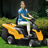 Stiga Aufsitzmäher Combi 166 mit Mulchkit und Deflektor