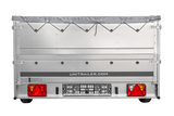 Autotransportanhänger auf Federn 264×150 UNITRAILER GARDEN 265/R KIPP mit BIS-Seitenwänden, H-0-Rahmen und grauer Plane-Neu