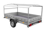 Einachsanhänger 264×150 UNITRAILER GARDEN 265 KIPP mit H-800 Rahmen und blauer Plane-Neu