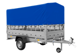 Einachsanhänger GARDEN TRAILER 264 KIPP mit Laubgitteraufsatz, Hochplane, Hochspriegel und Stützrad-Neu
