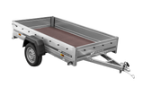 PKW-Anhänger 230×125 UNITRAILER GARDEN 230 FD mit BIS-Seiten, H-800-Gestell und grauer Plane-Neu