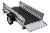 Einachsiger Anhänger auf Blattfedern 230×125 UNITRAILER FORCE 230/R KIPP mit BIS-Seitenwänden und Aluminiumabdeckung-Neu