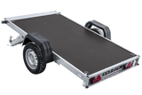 Einachsiger Anhänger auf Blattfedern 230×125 UNITRAILER FORCE 230/R KIPP mit BIS-Seitenwänden und Aluminiumabdeckung-Neu