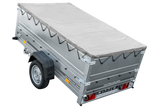 Faltbarer Pkw Anhänger Garden Trailer 230 KIPP mit zusätzlichen Bordwänden, Stützrad, Flachplane und Planenträgern]-Neu