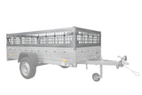 Autotransportanhänger 264×125 UNITRAILER FORCE 264 KIPP mit Gitterwänden, H-800 Rahmen und grauer Plane-Neu