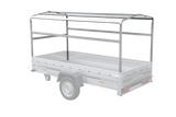 GARDEN TRAILER 264 KIPP MIT STÜTZRAD, H1100-HOCHSPRIEGEL UND GRAUER PLANE-Neu