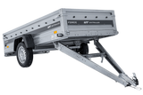 Anhänger 264×125 UNITRAILER FORCE 264 KIPP ungebremst mit H-1100 Rahmen und grauer Plane-Neu