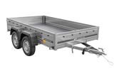 Zweiachsanhänger 264×150 UNITRAILER GARDEN 265/2 KIPP mit Rahmen H-1100 und blauer Plane-Neu